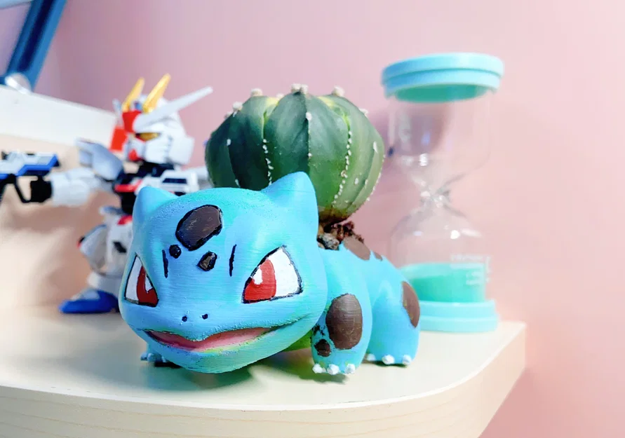 Chậu trồng cây hình Bulbasaur đáng yêu cho máy in 3D - Image 4