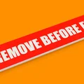 REMOVE BEFORE FLIGHT - Thẻ cờ tag móc khóa/treo giữ cho Prusa XL - Thumbnail 1