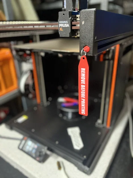 REMOVE BEFORE FLIGHT - Thẻ cờ tag móc khóa/treo giữ cho Prusa XL - Image 6