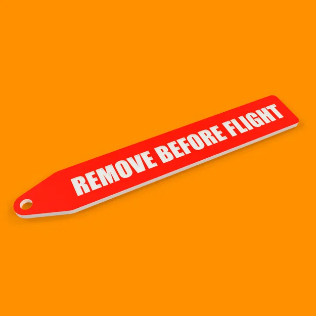 REMOVE BEFORE FLIGHT - Thẻ cờ tag móc khóa/treo giữ cho Prusa XL - Image 8