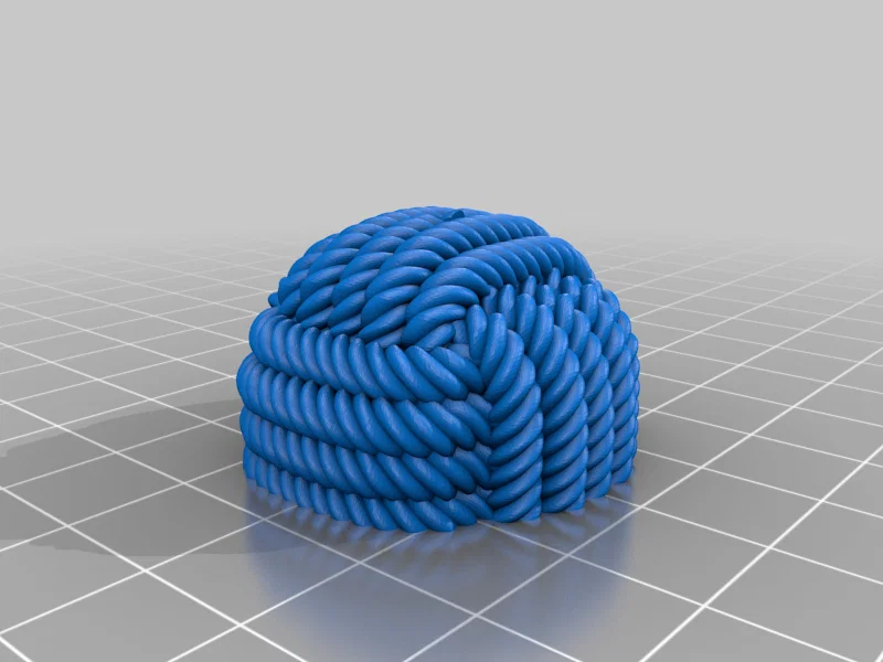 Móc khóa quả cầu paracord (Paracord ball keychain) - Image 4