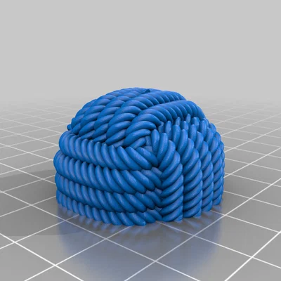 Móc khóa quả cầu paracord (Paracord ball keychain)
