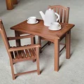 Bàn gỗ chân thật (Realistic wooden table) - Thumbnail 2