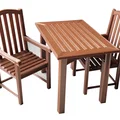 Bàn gỗ chân thật (Realistic wooden table) - Thumbnail 3