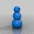 Snowman – Người tuyết mini chân thật, thân rỗng tiết kiệm filament - Thumbnail 3
