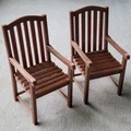 Ghế gỗ chân thực (Realistic wooden chair) - Thumbnail 2