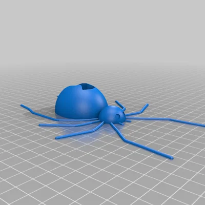 Nhện Redback (nhện lưng đỏ) – mô hình in 3D trang trí Halloween