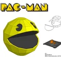 Pac-Man (Low poly style) – Pac-Man low poly tách phần in đa màu - Thumbnail 1