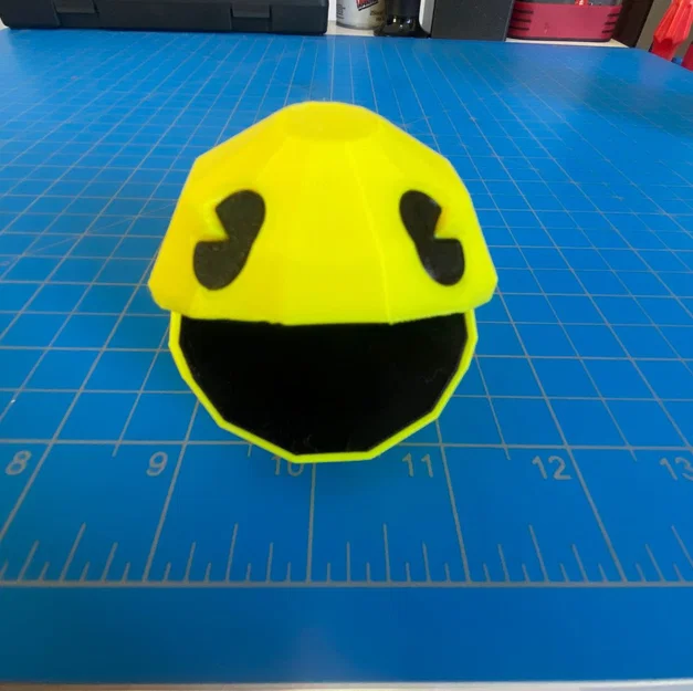Pac-Man (Low poly style) – Pac-Man low poly tách phần in đa màu - Image 4