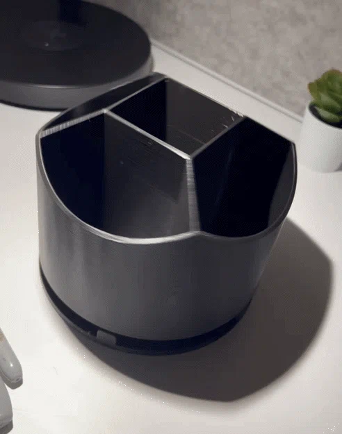 Đồ tổ chức bàn làm việc xoay (rotating desk organizer) - Image 2
