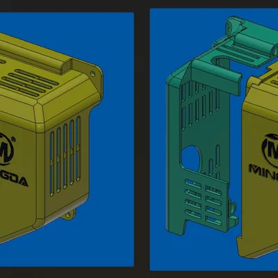 Cover Extruder 2 Mảnh cho Mingda Magician Series
