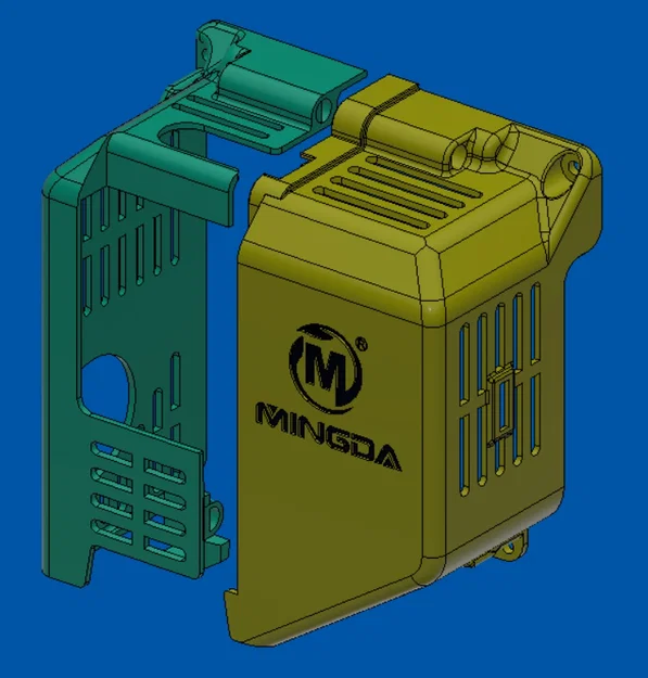 Cover Extruder 2 Mảnh cho Mingda Magician Series - Image 2
