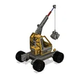 Xe Bán Tải Cần Cẩu Màu Vàng (Yellow Pickup Crane) Version 2 - Thumbnail 3
