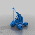 Xe Bán Tải Cần Cẩu Màu Vàng (Yellow Pickup Crane) Version 2 - Thumbnail 7