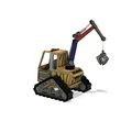 Xe cẩu teleporter địa hình màu vàng, có chuyển động - Thumbnail 3