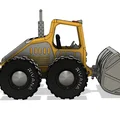 Xe Ủi Màu Vàng Có Chuyển Động (Yellow Bulldozer with Movements) - Thumbnail 5