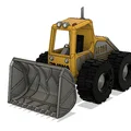 Xe Ủi Màu Vàng Có Chuyển Động (Yellow Bulldozer with Movements) - Thumbnail 6