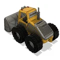 Xe Ủi Màu Vàng Có Chuyển Động (Yellow Bulldozer with Movements) - Thumbnail 7