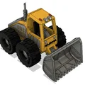 Xe Ủi Màu Vàng Có Chuyển Động (Yellow Bulldozer with Movements) - Thumbnail 8