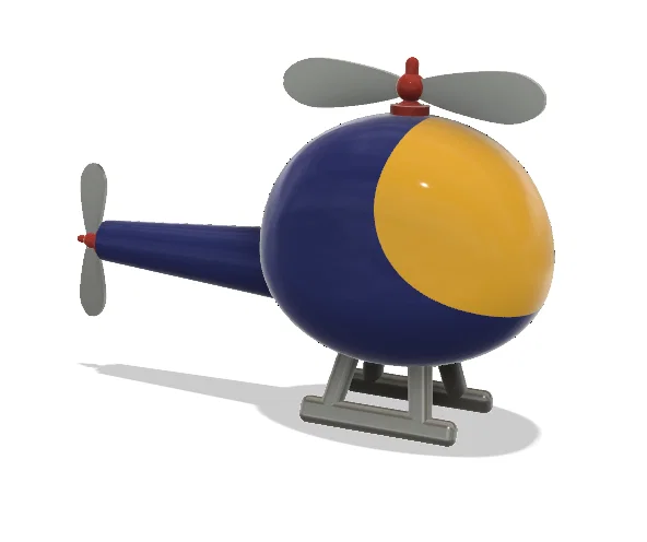 Cutie Helicopter – Trực thăng dễ thương in 3D nhiều màu - Image 1