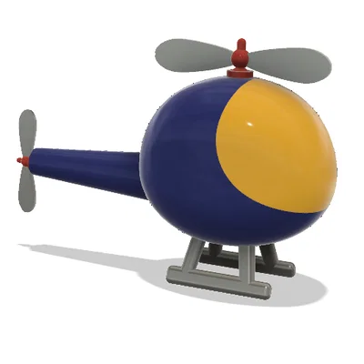 Cutie Helicopter – Trực thăng dễ thương in 3D nhiều màu