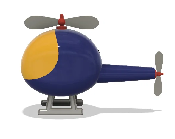 Cutie Helicopter – Trực thăng dễ thương in 3D nhiều màu - Image 3