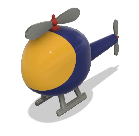 Cutie Helicopter – Trực thăng dễ thương in 3D nhiều màu - Image 4