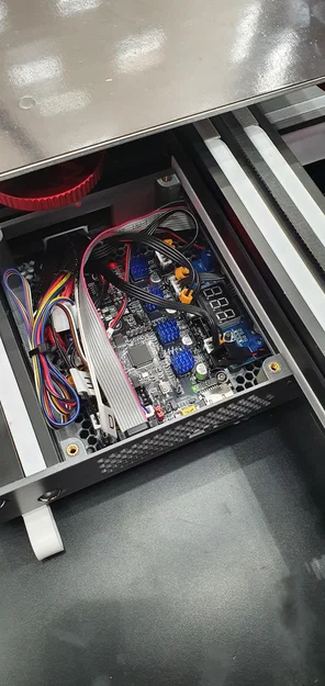 Vỏ điện tử Honeycomb cho Ender 3 Pro (SKR Mini E3 V2/Creality) - Image 3