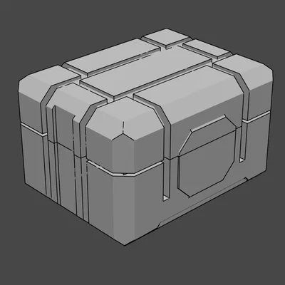 Sci Fi Crate – Hộp dạng thùng chứa đồ phong cách khoa học viễn tưởng