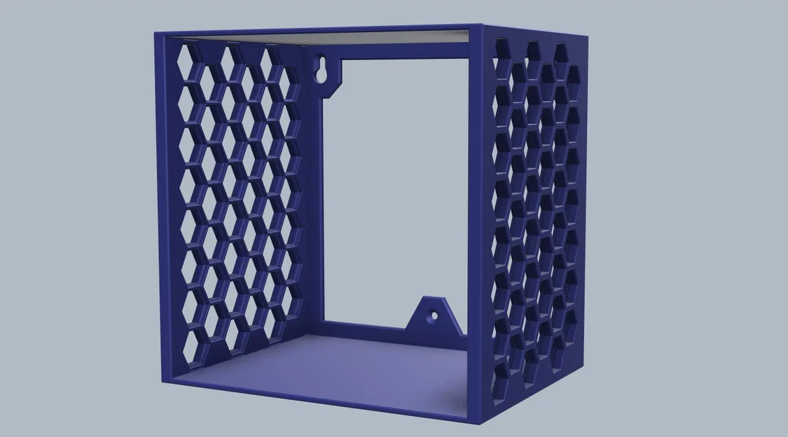 Kệ treo tường tích hợp Honeycomb Storage Wall 200x200x150mm - Image 1