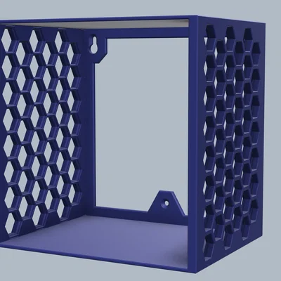 Kệ treo tường tích hợp Honeycomb Storage Wall 200x200x150mm