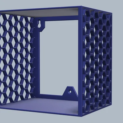 Kệ treo tường tích hợp Honeycomb Storage Wall 200x200x150mm