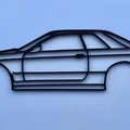Tranh treo tường Silhouette Nissan Skyline R32 - Thumbnail 2