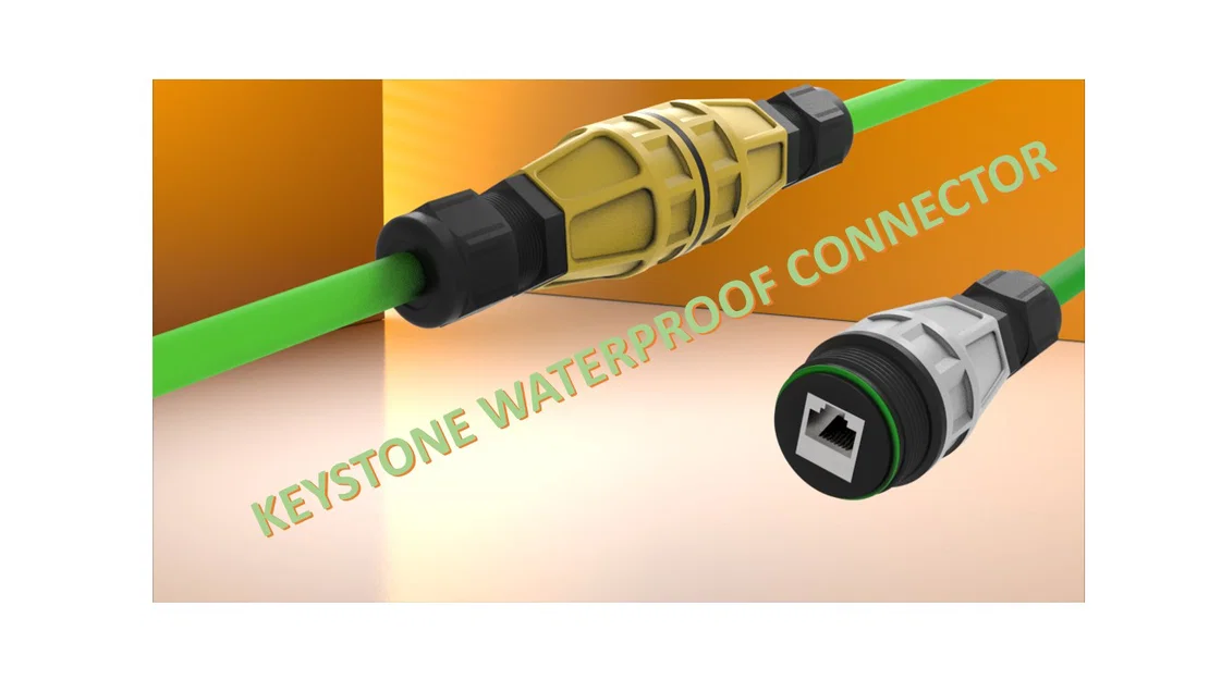 Đầu nối inline chống nước dùng keystone (Keystone waterproof inline connector) - Image 1
