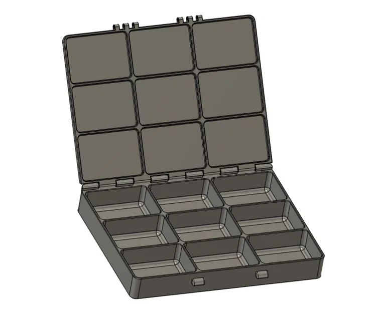 Hộp Tham Số (Parametric Box) tuỳ chỉnh kích thước & số ngăn - Image 1