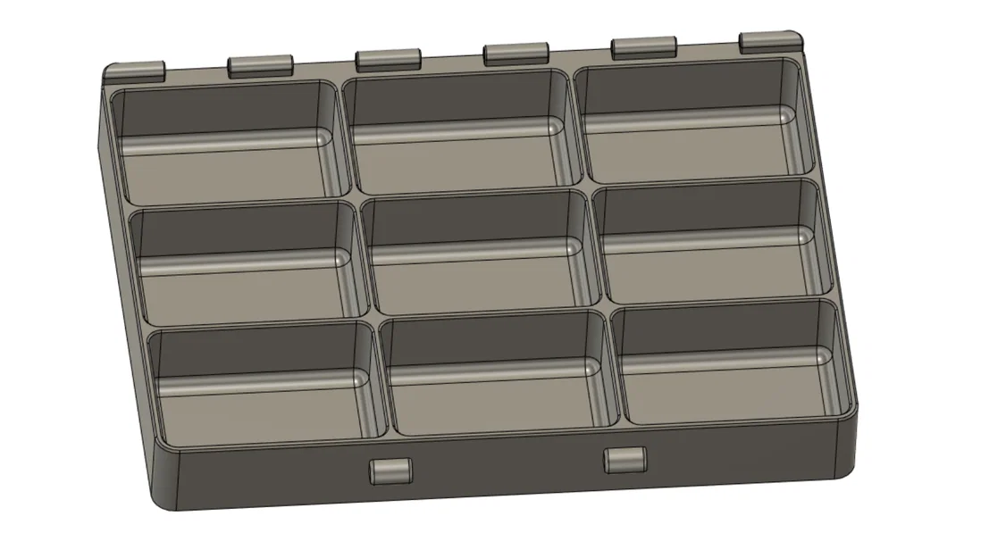 Hộp Tham Số (Parametric Box) tuỳ chỉnh kích thước & số ngăn - Image 2