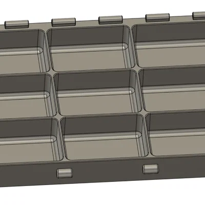 Hộp Tham Số (Parametric Box) tuỳ chỉnh kích thước & số ngăn