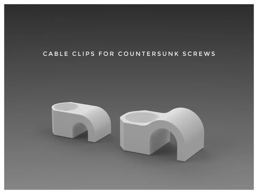 Kẹp Dây (Cable Clip) dùng vít đầu chìm - Image 1