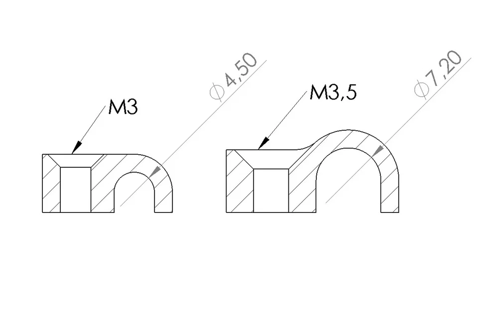 Kẹp Dây (Cable Clip) dùng vít đầu chìm - Image 2