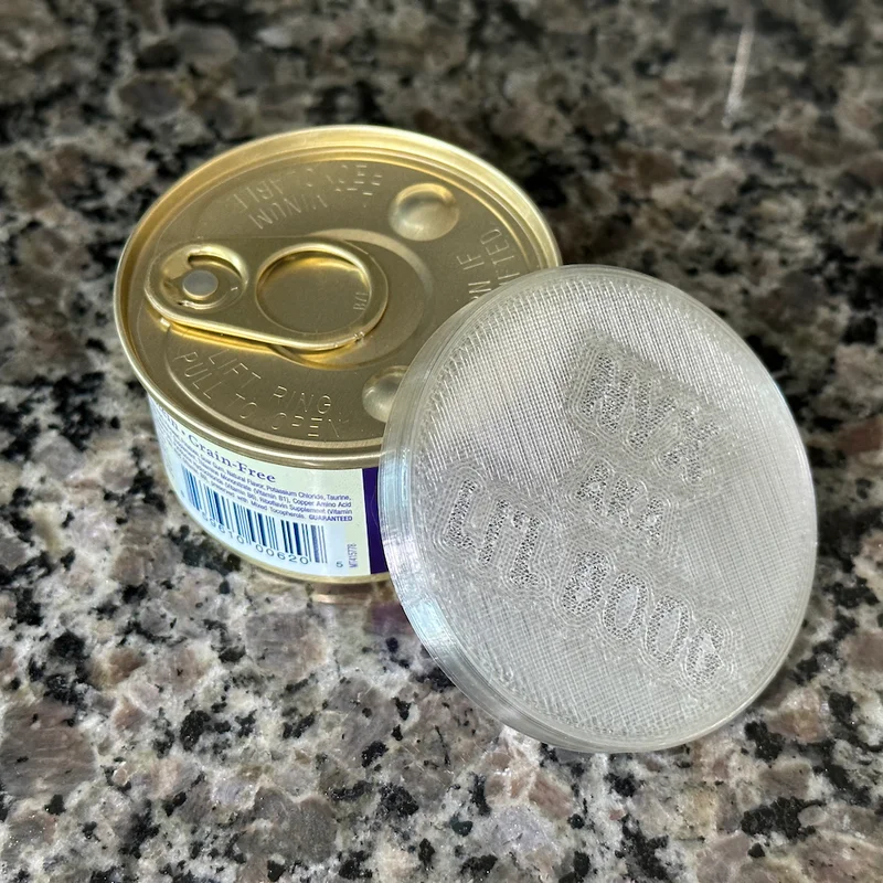 Nắp đậy lon thức ăn mèo nhỏ (3oz)