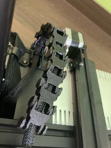 Dây xích dẫn cáp bàn nhiệt Anycubic Kobra (bed cable chain) - Image 3