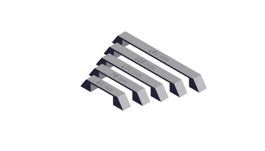Mô hình Bridging Test - Kiểm tra khả năng in 3D bắc cầu chính xác - Image 1
