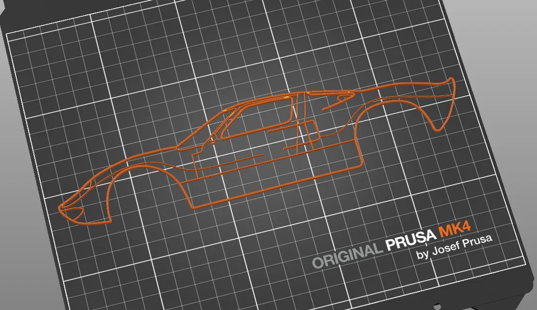Tranh treo tường silhouette Ford GT40 Concept (Wall Art) - Image 3
