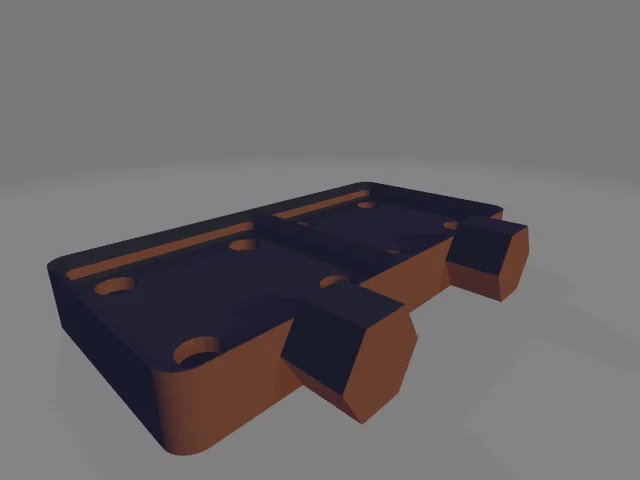 Gridfinity Honeycomb Wall Removed Weighted Slots - Image 2