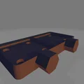 Gridfinity Honeycomb Wall Removed Weighted Slots - Thumbnail 2