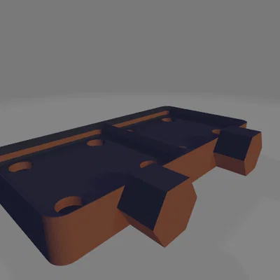 Gridfinity Honeycomb Wall Removed Weighted Slots