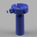 Tay cầm sơn mô hình mini - lò xo & tay vặn ren (Spring loaded & Screw handle) - Thumbnail 1