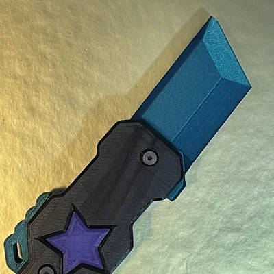 Dao bấm fidget TikTok Flip Out Knife Fidget