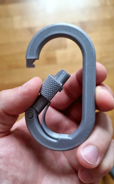 Móc Carabiner Screwgate (Print-in-place) - Image 2