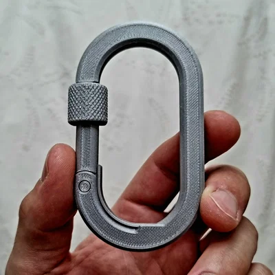 Móc Carabiner Screwgate (Print-in-place)